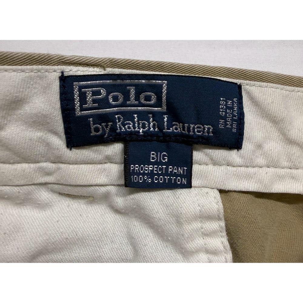 Polo Ralph Lauren Prospect Pant Men 44Bx30 Tan Chino Big & Tall Khakis - Picture 2 of 10